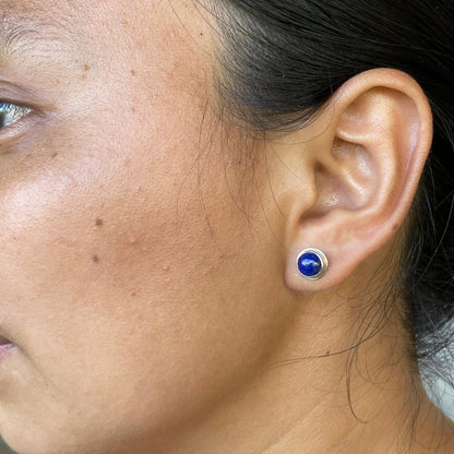 Lapis Lazuli Sterling Silver Earrings