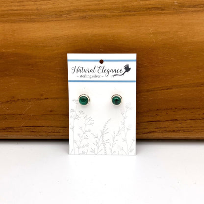 Malachite Sterling Silver Earrings