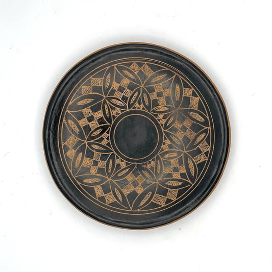 Geometric Kaleidoscope Ceramic Ring Dish