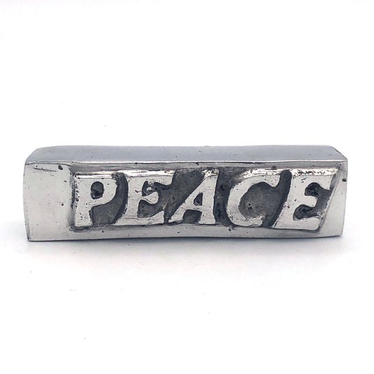 Recycled Aluminum PEACE 3.5" Bar