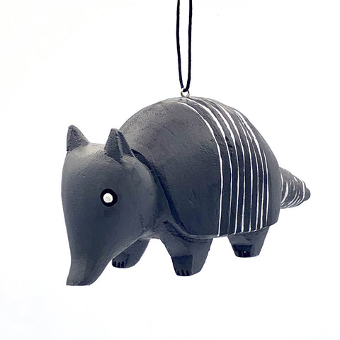 Armadillo Balsa Ornament