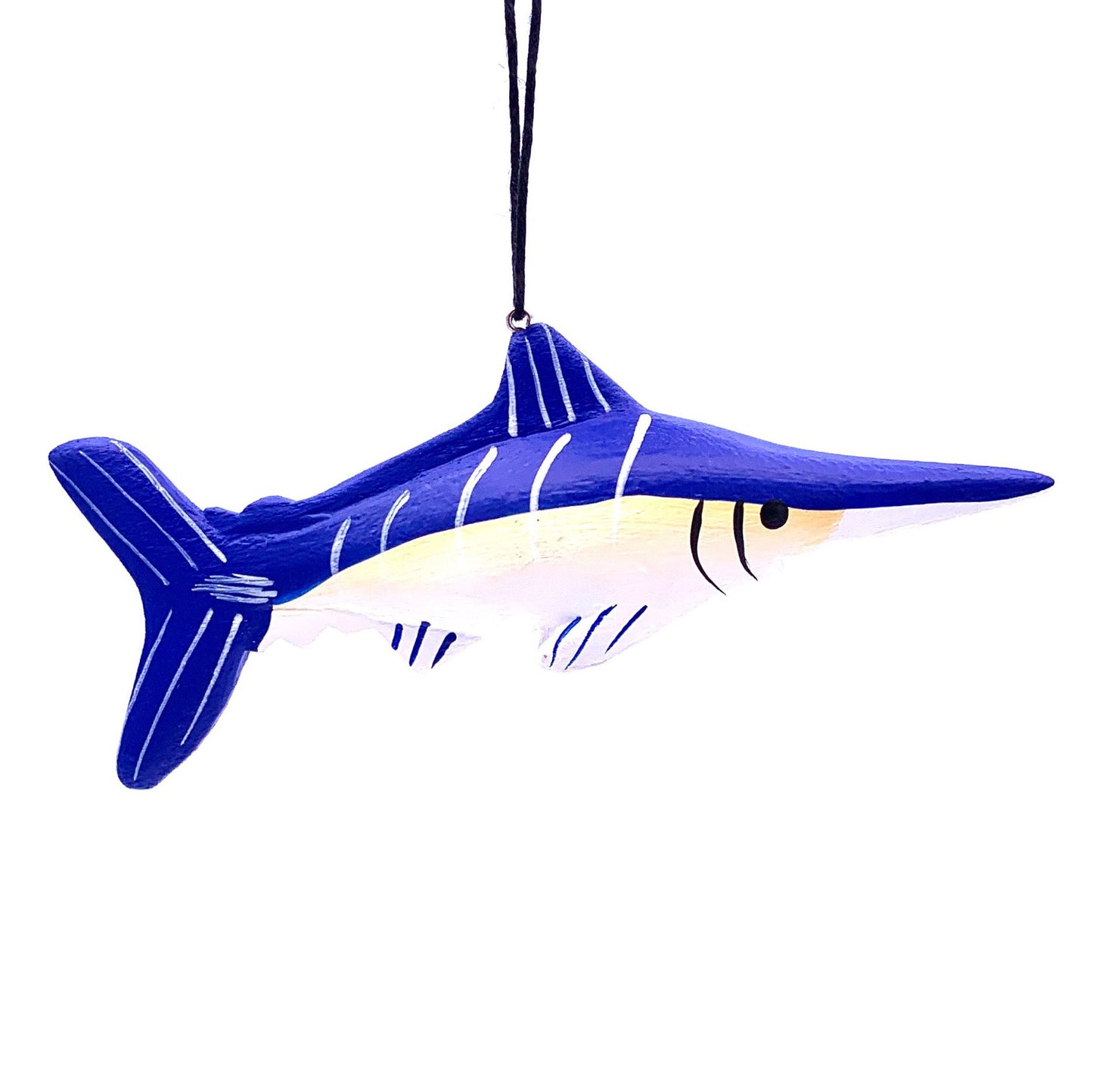 Blue Marlin Balsa Ornament