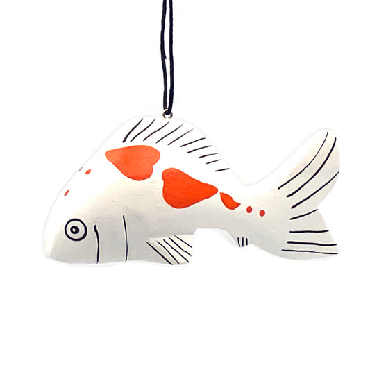 Koi Fish Balsa Ornament