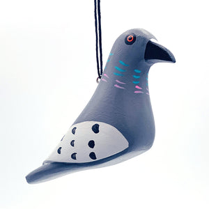 Pigeon Balsa Ornament