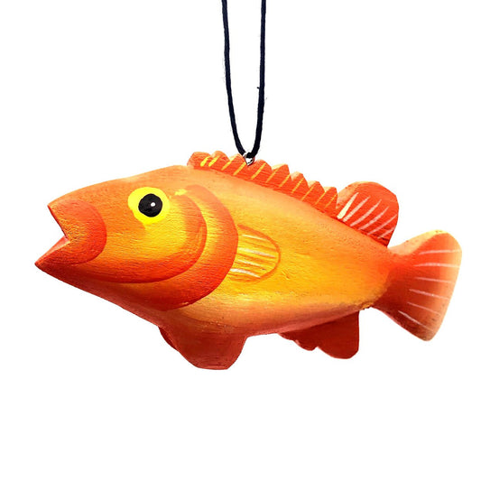 Rougheye Rockfish Balsa Ornament