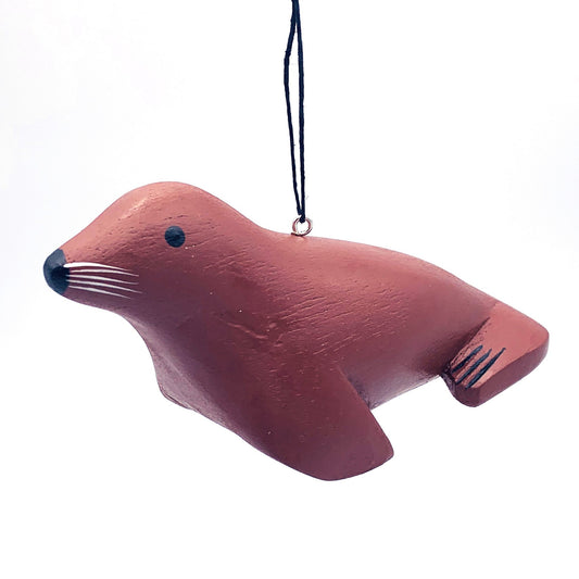 California Sea Lion Balsa Ornament