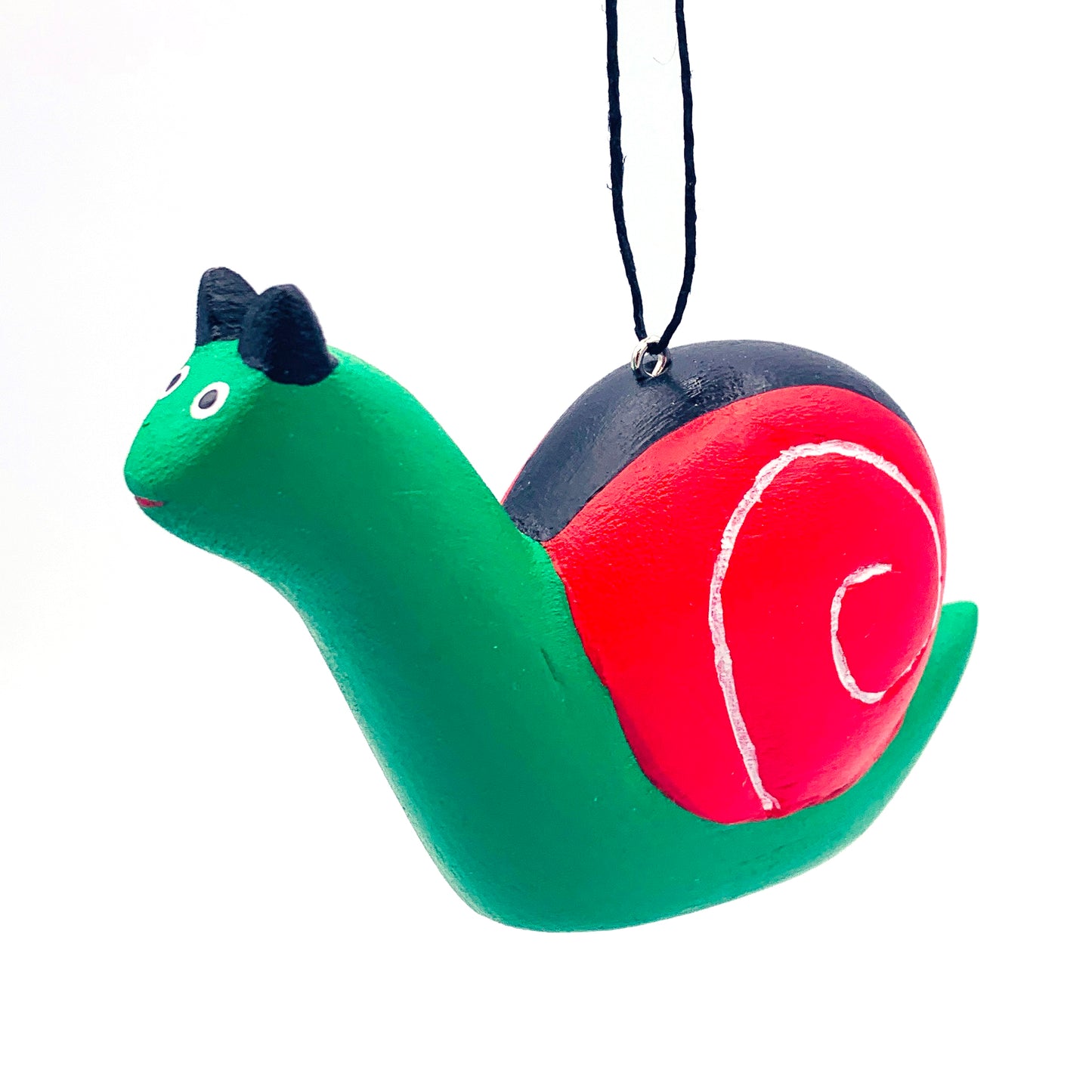 Whimsical Snail Balsa Ornament