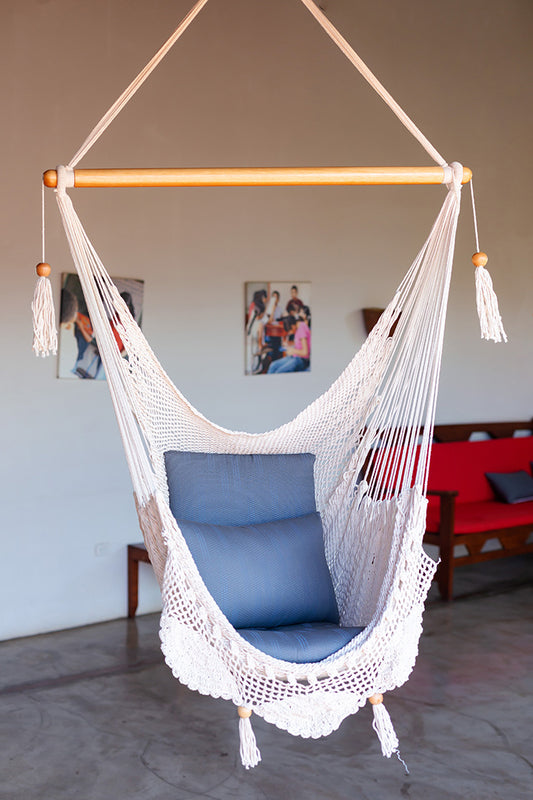 Handwoven Hammock Chair (Cream)