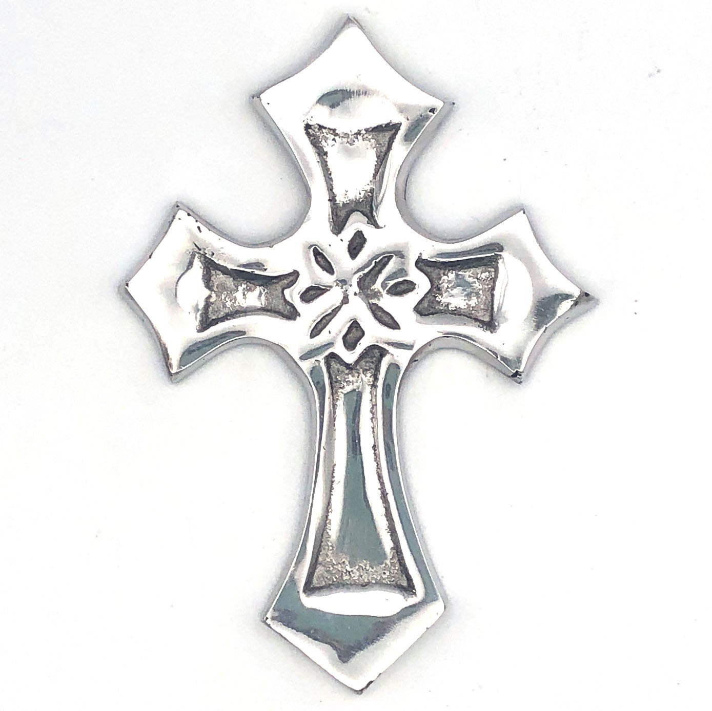 Recycled Aluminum Eternity Cross